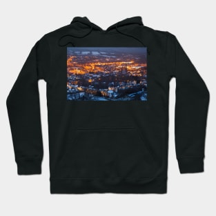 Pontardawe from Elephant Rock, Pontardawe, Wales Hoodie